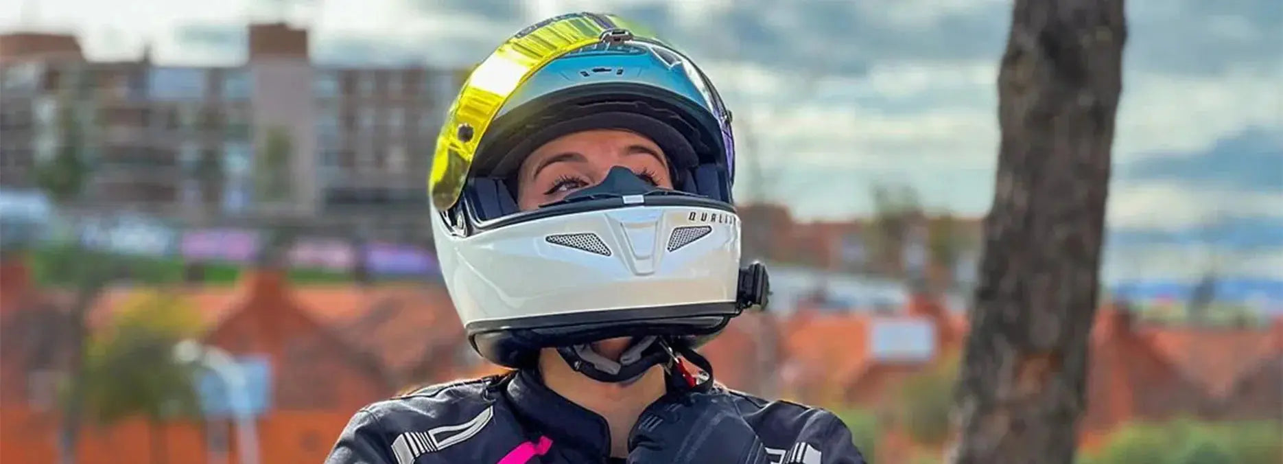 Casco Mezzo Schermo Per Moto - Leggero E Traspirante - Per Scooter E Motocicli - Taglie S-XXL