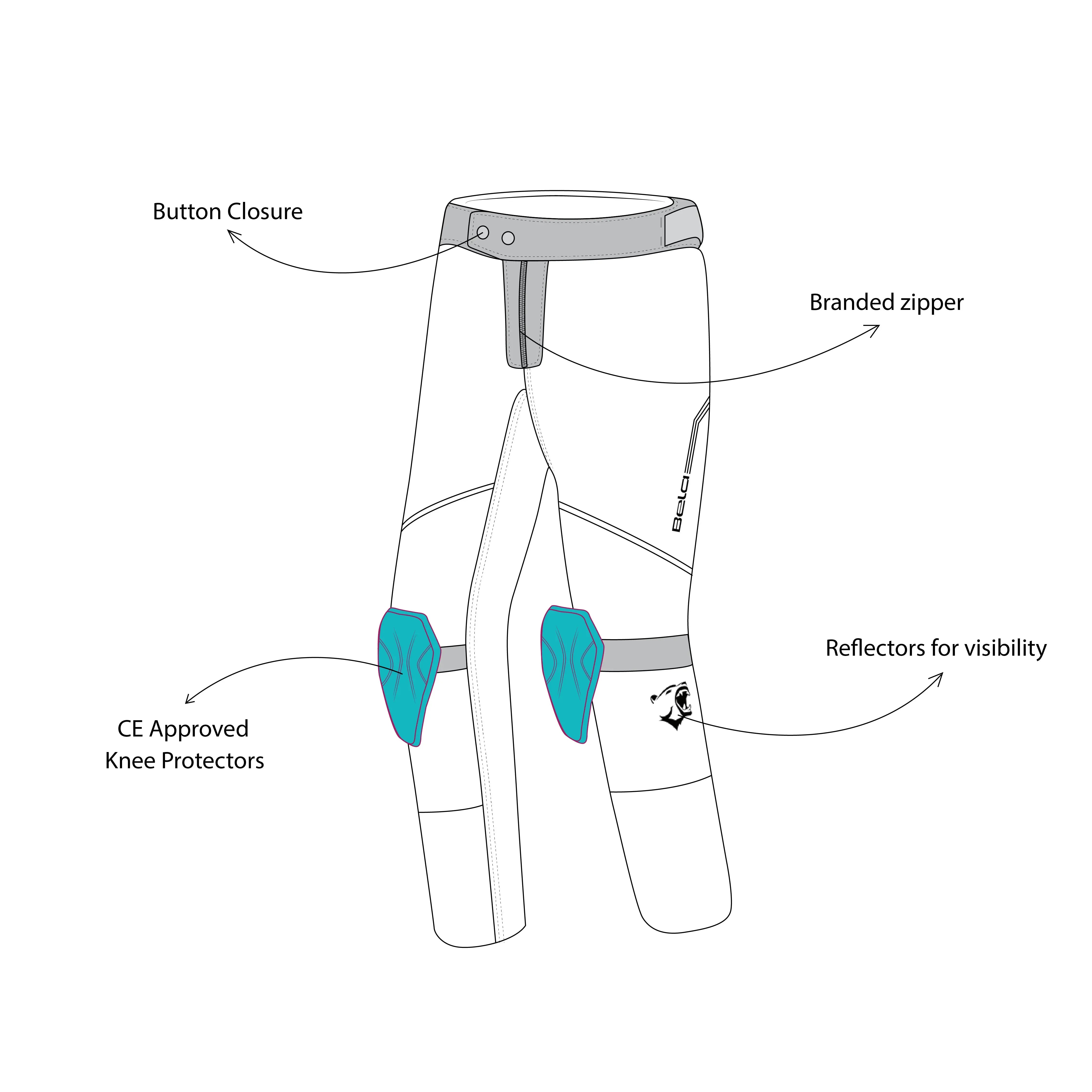 Bela Tour to Snow Pantaloni in tessuto per uomo Nero / Antracite / Ghiaccio / Rosso description 2