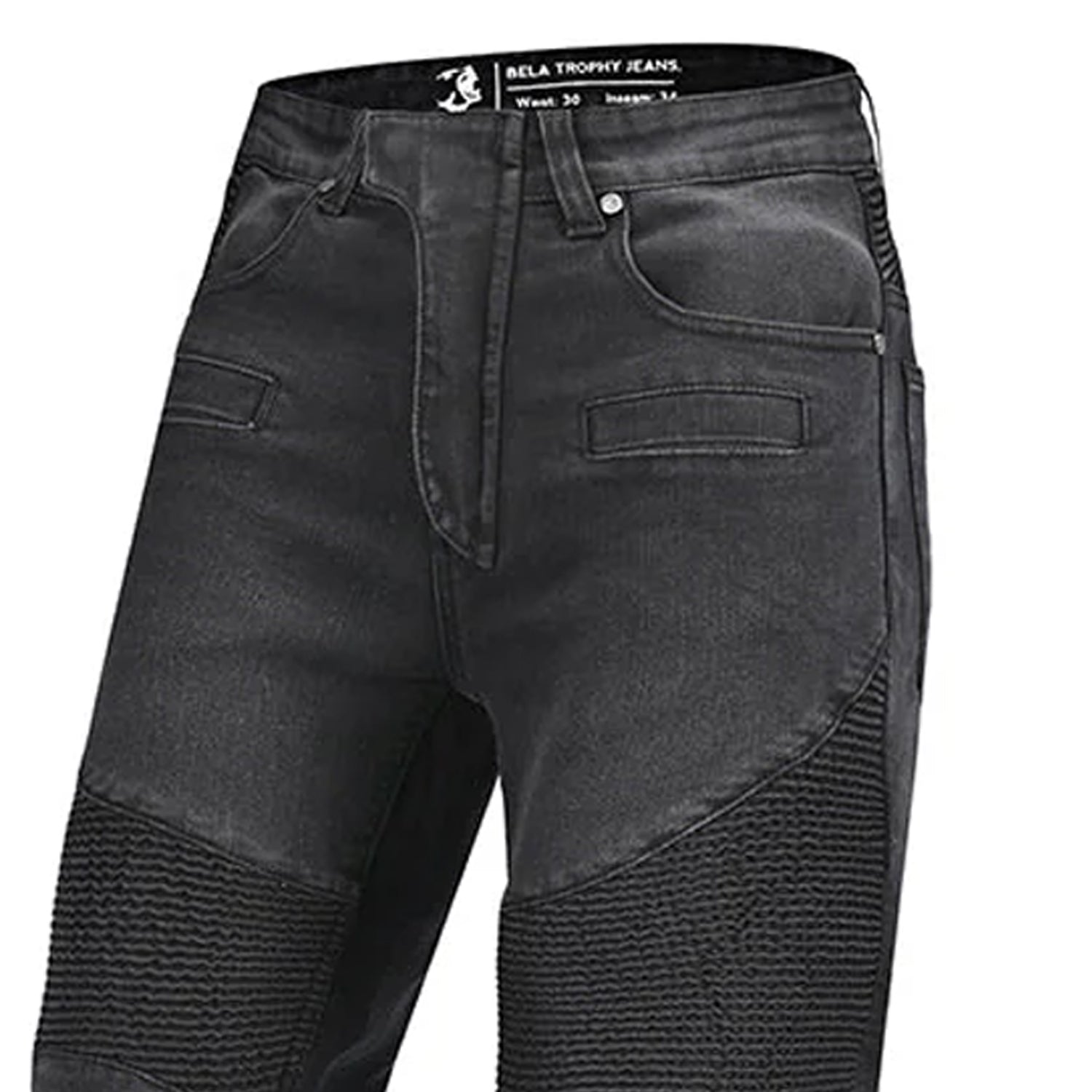 BELA KEVIN PANTALONI UOMO JEANS 34L NERO