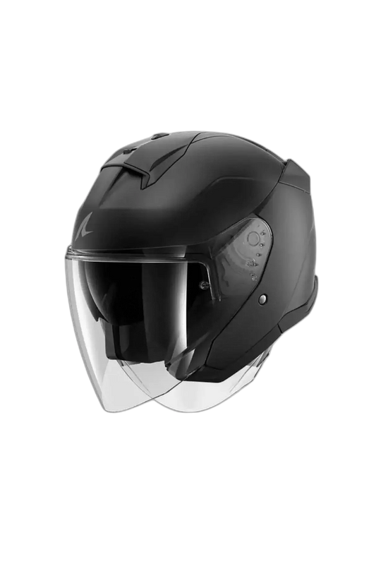 SHARK SKWAL BLANK SHADOW Moto Jet Caschi Nero Opaco – Yamoto.it