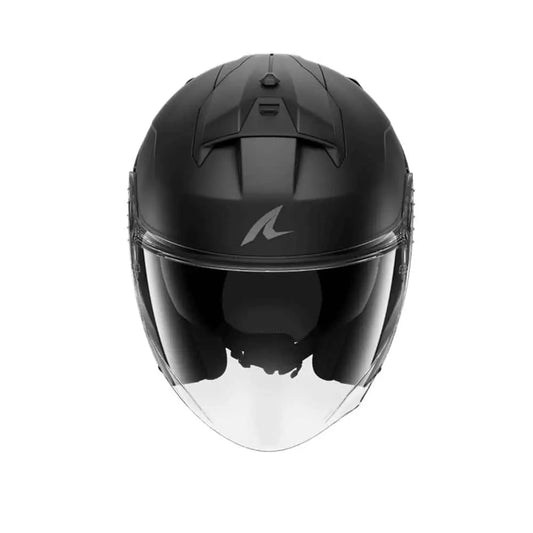 SHARK SKWAL BLANK SHADOW Moto Jet Caschi Nero Opaco