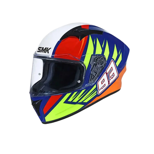 SMK STELLAR WINGS GL543 Moto Integrale Caschi Bianco Rosso Blu Giallo