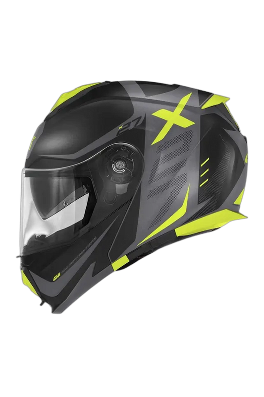 GIVI X27 Mod Dimension Moto Modulare Caschi Titan Nero Giallo