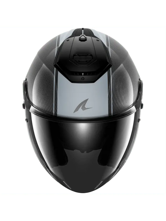 SHARK RS JET CARBON SKIN Carbonio Argento Caschi