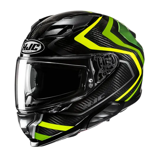 HJC F71 CARBON NEVIO MC3H Moto Integrali Caschi Gialla