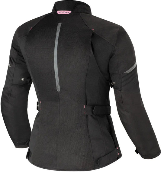 SHIMA Jet impermeabile donna moto tessuto Giacca Nero