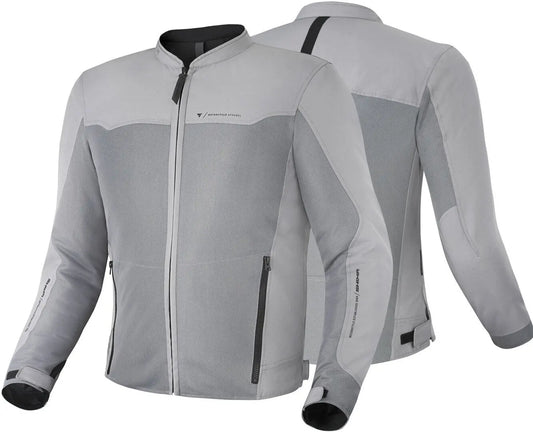 SHIMA Openair impermeabile tessuto moto Giacca GRIGIO