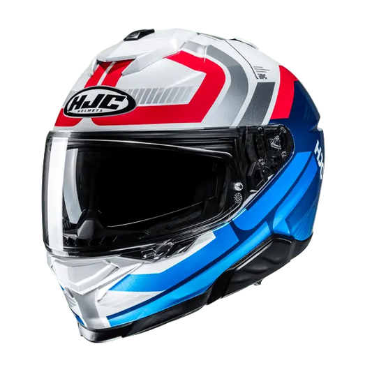 HJC I71 VIZ MC21 Moto Integrali Caschi Bianco Rosso Blu