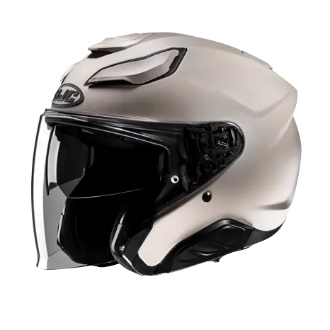 HJC F31 United Moto Abierto Jet Caschi Semi Flat Sand Beige