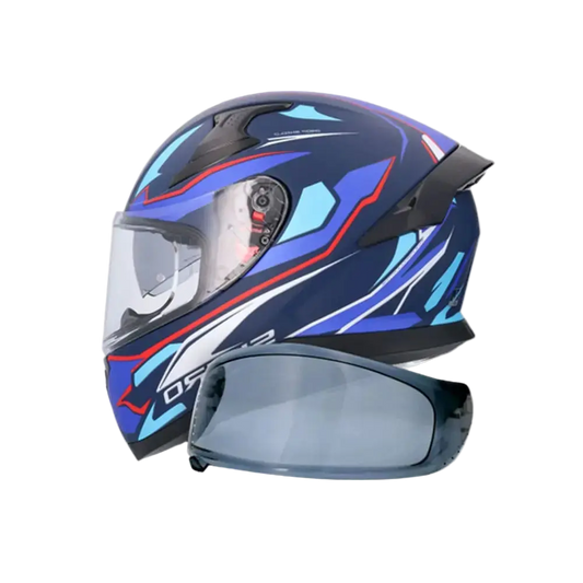 SHIRO KATANA SHARP Moto Integrali Caschi Opaco Blu