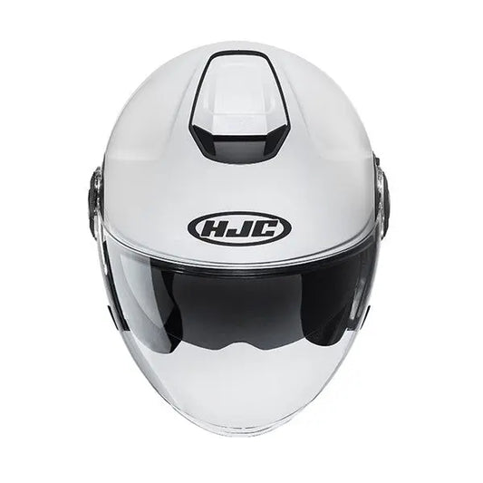 HJC i40N UNI Moto Aperto Semi Piatto Bianco Perla Caschi