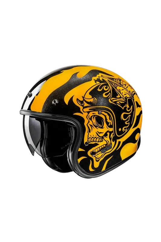 HJC V31 Flame MC3 Stile Retrò Classico Moto Aperto Jet Caschi