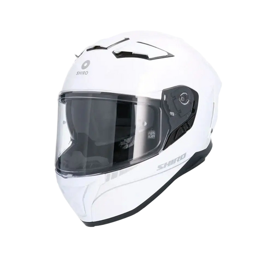 SHIRO FF950 Alpha Moto Integrali Caschi Bianco Perla