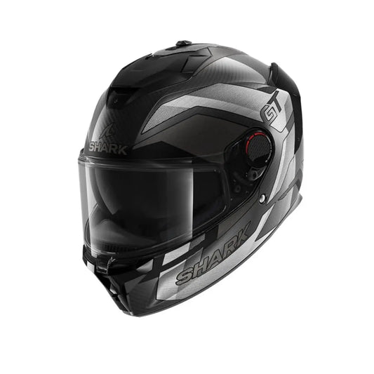 SHARK SPARTAN GT PRO RHYTHM IN CARBONIO CASCHI INTEGRALI CROMATO ARGENTO – Yamoto.it