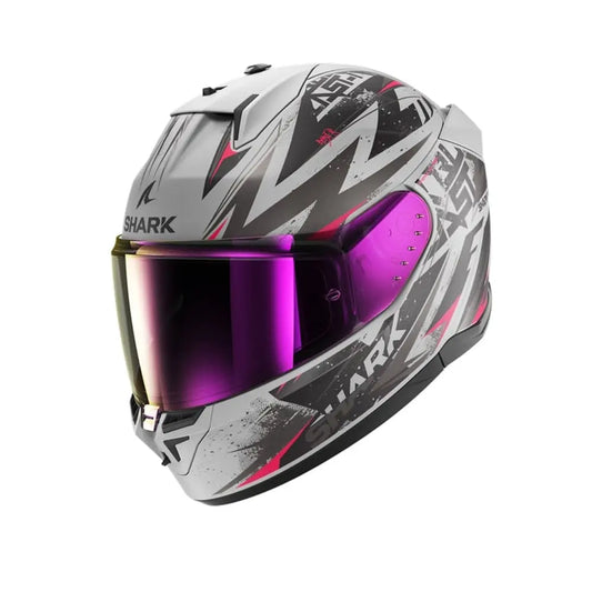 SHARK D SKWAL 3 Moto Caschi Integrali Argento Viola Nero – Yamoto.it