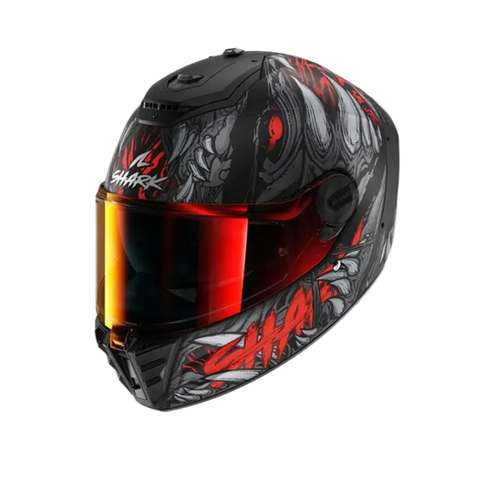 SHARK SPARTAN RS SHAYTAN CASCHI INTEGRALI NERO OPACO ANTRACITE ROSSO – Yamoto.it