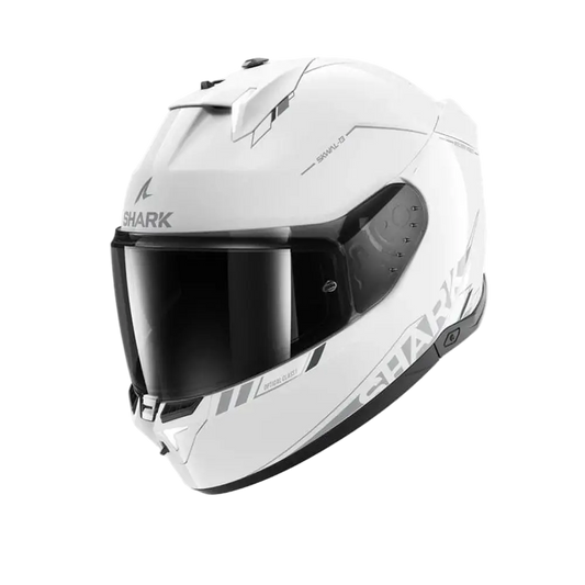SHARK SKWAL I3 ARGENTO INTEGRALE CASCHI ANTRACITE BIANCO – Yamoto.it
