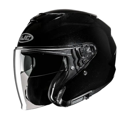 HJC i31 UNI Moto Aperta Urbano Jet Caschi Metallo Nero