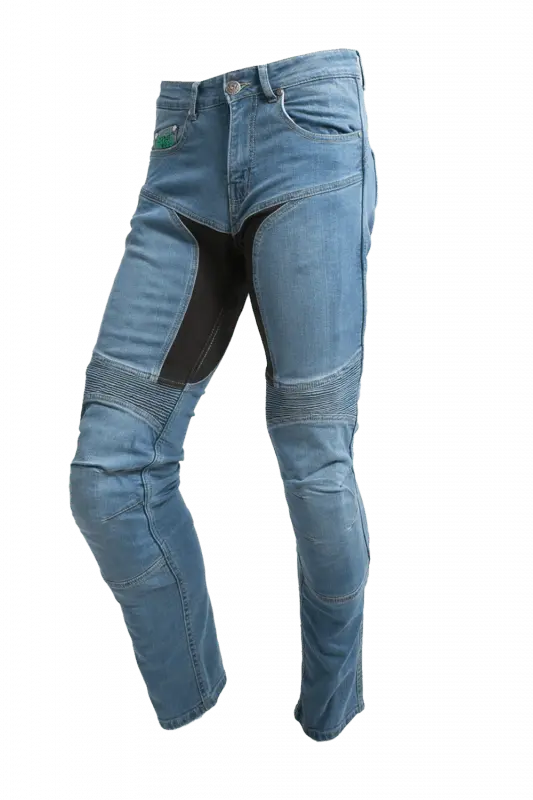 MUGENRACE KJ-MNR-1968 Jeans Pantaloni Uomo Sky Kevlar azzurro