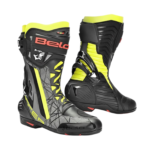 Bela Stivali Moto Air Rider Racing Nero Giallo