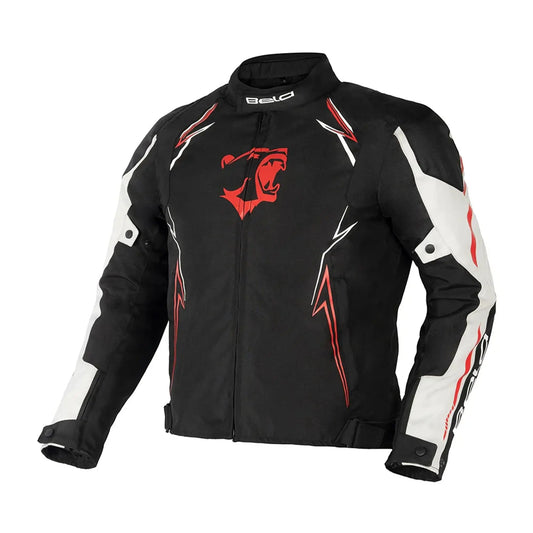 Bela Panther Giacca uomo Nera/Bianca/Rossa – Yamoto.it