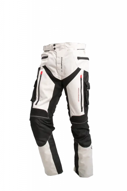 MUGENRACE 1851 Textiles Lineales Venture Pantalones Claro Gris Negro