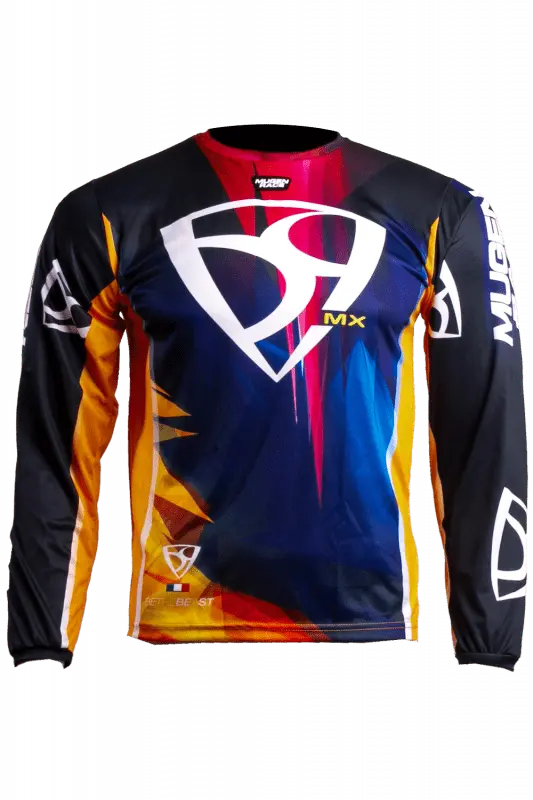 MUGENRACE CR-MNR-2490 Maglia Army Cruz Arancione Blu