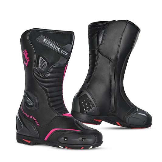 Bela Strip Lady Black Pink Racing Stivali - Yamoto.it