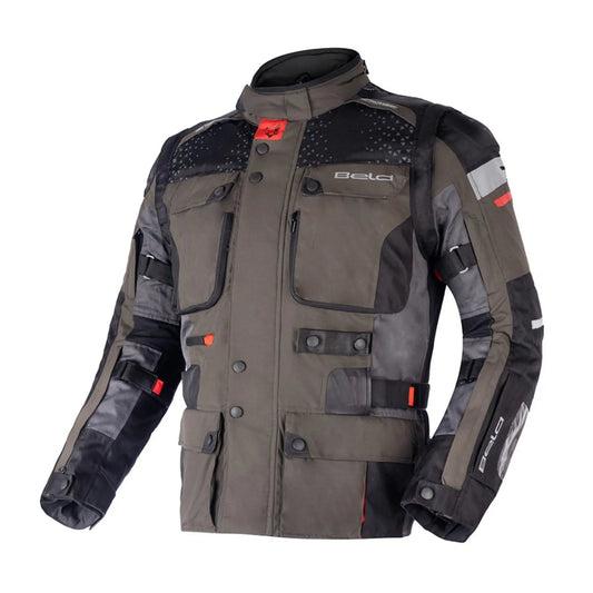 Chaqueta de moto Bela Cross Road Extreme WP para hombre, color negro/antracita (mangas extraíbles) – Yamoto.it