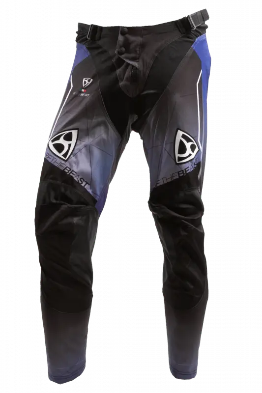 MUGENRACE CR-MNR-2495 Serie Crop Moto Pantaloni Nero Blu