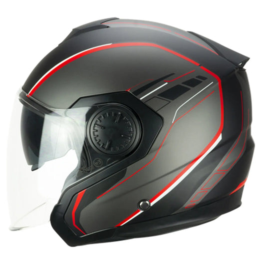 SKA-P 1DG TOUR RACE Motociclo Jet Caschi Nero Rosso opaco – Yamoto.it
