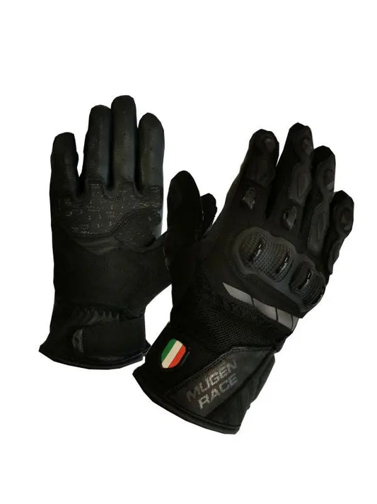 MUGENRACE G-MNR-2069 MIA Corti Moto Guanti Neri