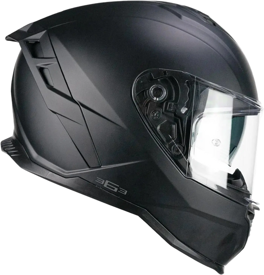 CGM 363A SHOT MONO Moto Caschi Integrali Nero Opaco