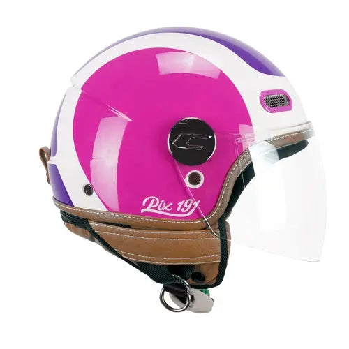 CGM 191G PIX SPRINT Jet Caschi Fucsia morado fluorescente largo