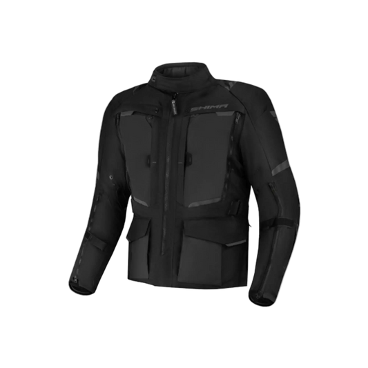 SHIMA Rush 2.0 moto impermeabile tessuto donna Giacca Nera