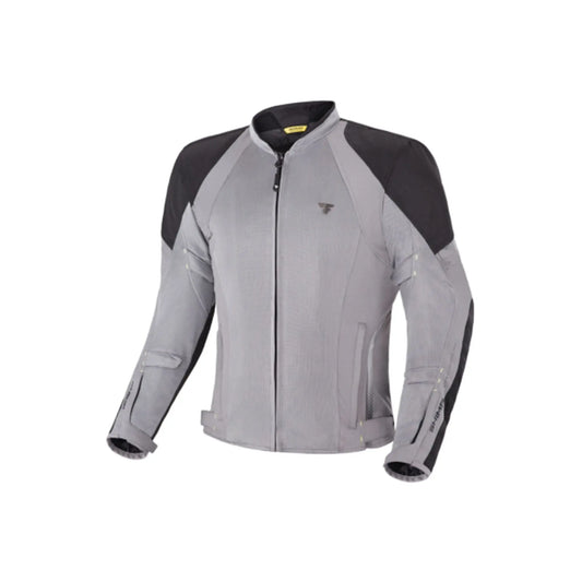 SHIMA Jet impermeabile moto tessuto Giacca Grigio