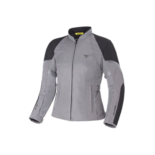 SHIMA Jet donna moto impermeabile tessuto Giacca Grigio
