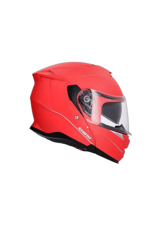 SHIRO FF950 SCOPRI Moto Modulare Caschi Opaco Rosso