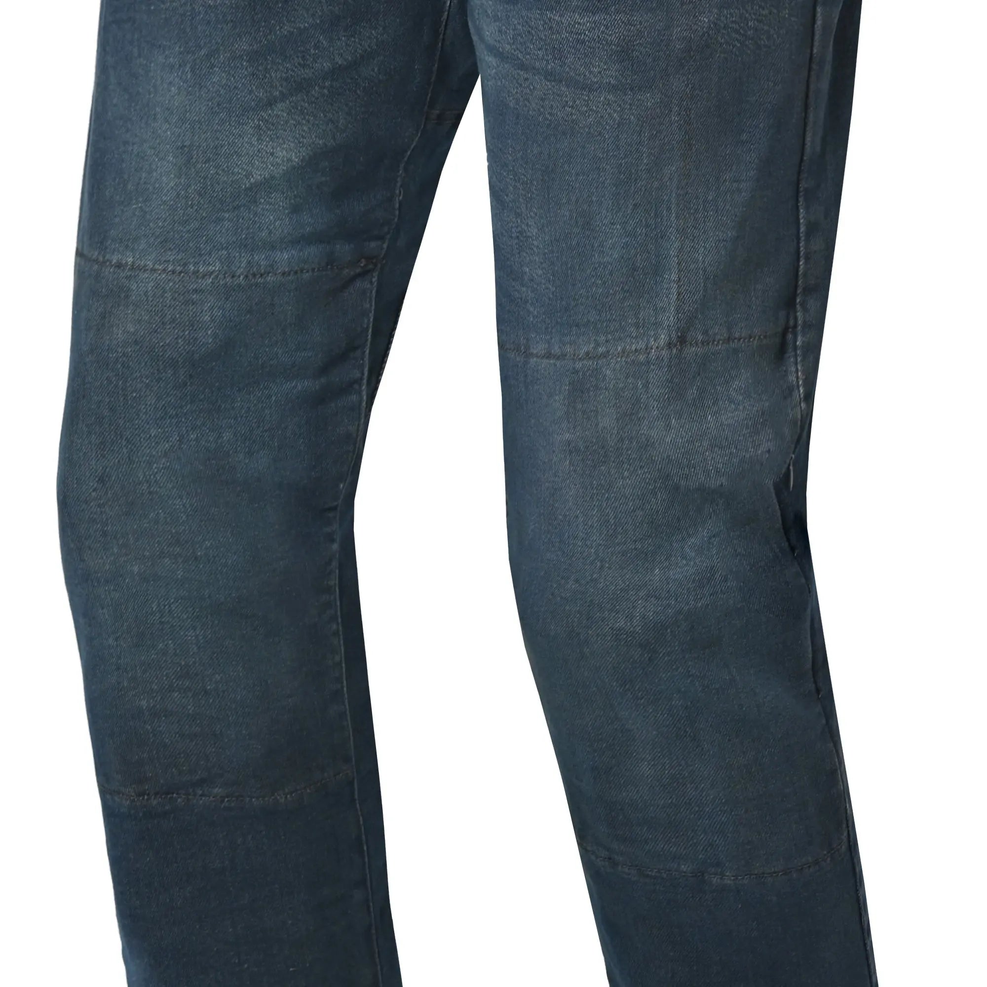 BELA - Pantalon Kevin 32L Dirty Azzurro