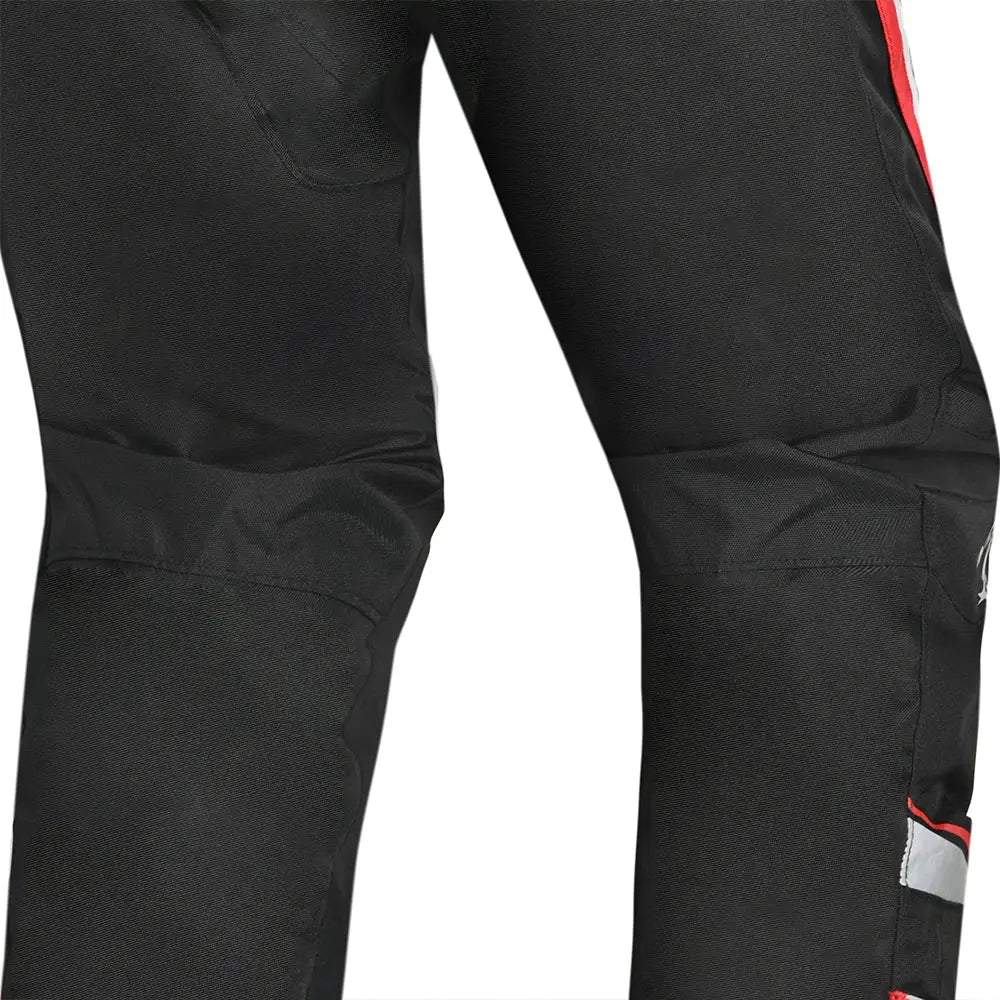 Bela Tour to Snow Pantaloni in tessuto per uomo Nero / Antracite / Ghiaccio / Rosso back legs