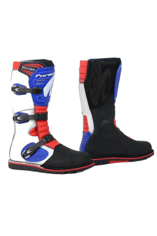 FORMA Boulder Motocross Boots White Red Blue – Yamoto.it