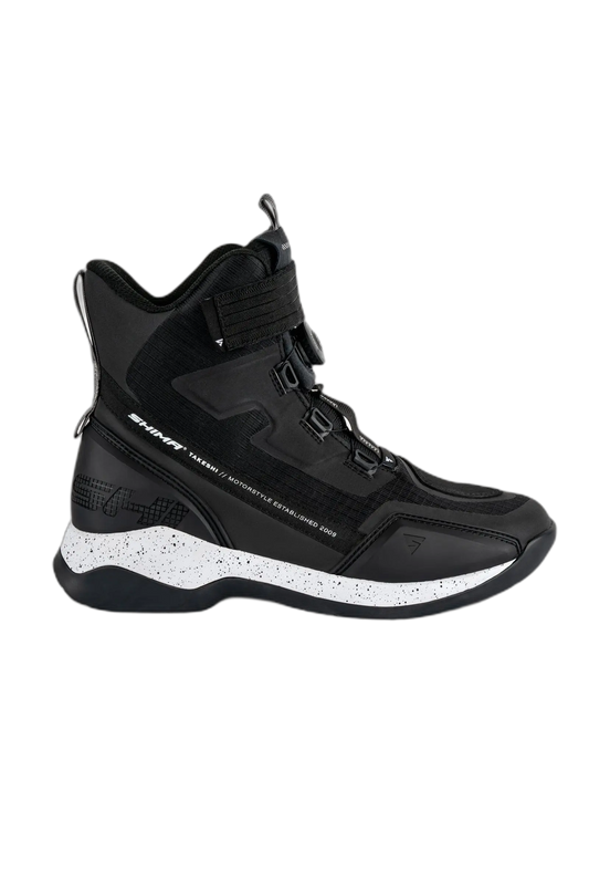 SHIMA TAKESHI STIVALI DA MOTO DA UOMO NERI