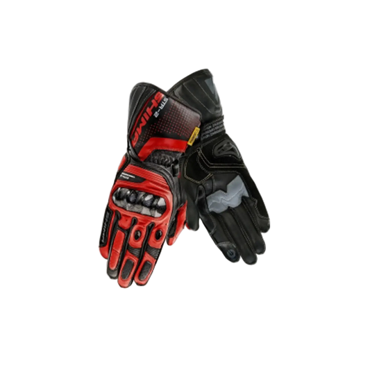 SHIMA STR-2 GUANTI MOTO CORSE NERO ROSSO