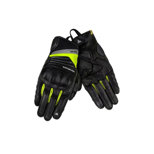 SHIMA RUSH CORTI MOTO GUANTI URBAN UOMO NERO FLOU GIALLO