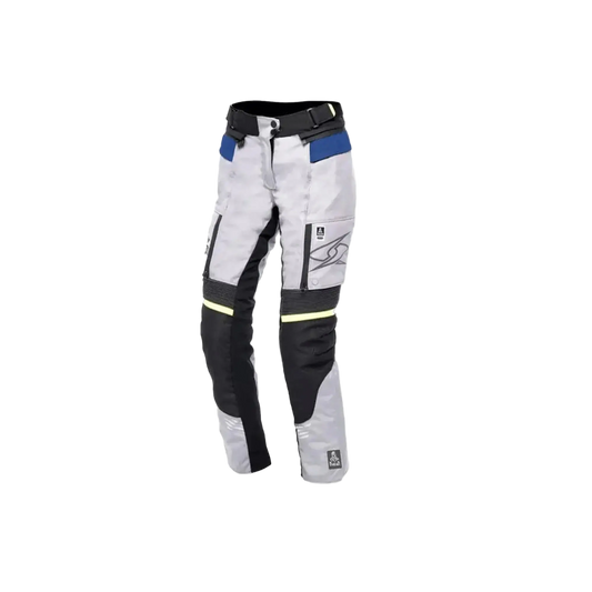 SPYKE Equator Dry Techno Donna Pantaloni Grigi Blu Giallo