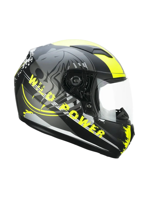 CGM 265G LUCKY WILD INTEGRALI CASCHI BAMBINI Nero Giallo fluo opaco