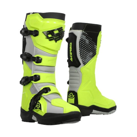 ACERBIS Moto Off Road Boots Claw Fluorescent Yellow White – Yamoto.it