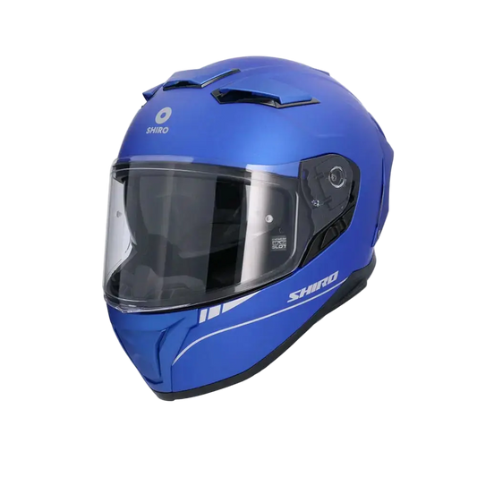 SHIRO FF939 Alpha Moto Integrali Caschi Opaco Blu