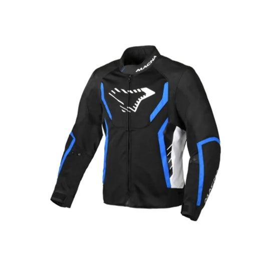 Macna Grisco Men's Motorcycle Jacket Black White Blue – Yamoto.it
