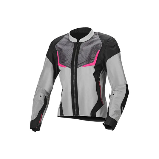 Macna Orcano Chaqueta textil Lady Grey/black/pink - SECURTEX MOTOR S.L (t/a MaximoMoto)